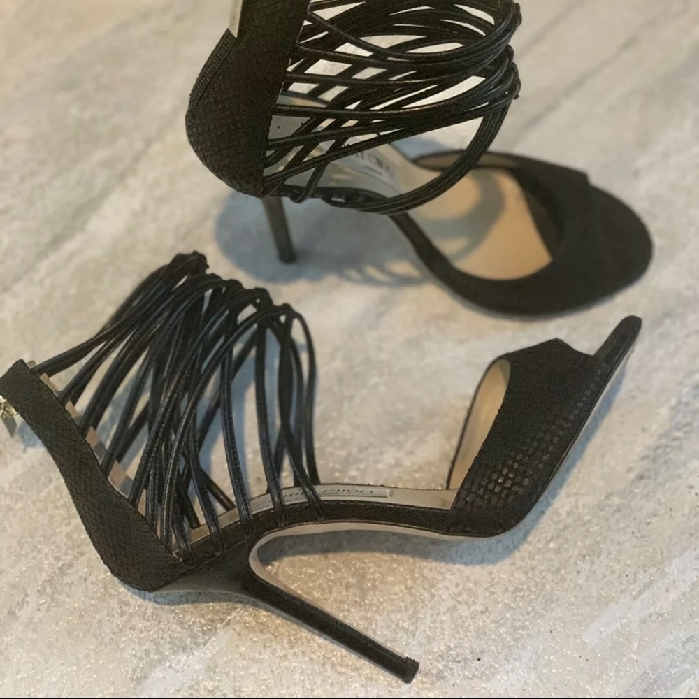 Jimmy Choo Strappy Shoes Heels size 37.5
